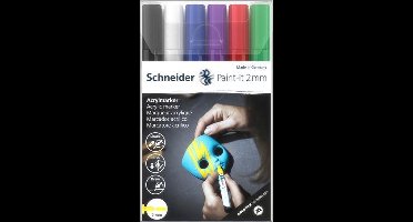 Schneider acrylmarker - Paint-It 310 - 2mm - etui 6 stuks - S-120195