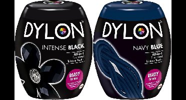 Dylon Textielverf - Navy Blue + Intense Black - 2x Pods - 350g