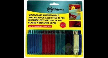 Trailer and Tools Uitvulplaat Assortiment - 48 delig - 1/2/3/4/5/6 mm