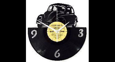 Yesterdays Vinyl Klok Classic Car - Met geschenkverpakking - Retroklok