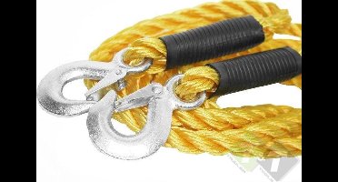 Sleepkabel - 3 Ton - met haak en klep - Benson