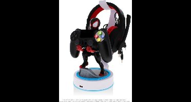 Cable Guy - Headset stand met 2 usb poorten en verlichting - Wit