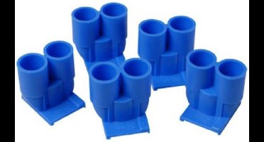 ABB HAF tuit dubbel 16mm (5/8 ) tbv inbouwdoos H150 ovaal 5 stuks in zak DUBBELE TUIT TBVHAF INB