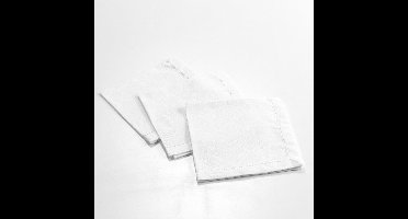 Wicotex-Servetten Charline 40x40cm Wit Katoen