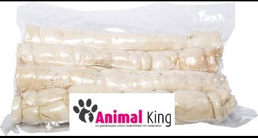 Runderhuid rolls - 30 cm - 4 stuks - Animalking-Hondensnacks