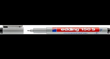 Edding Foliestift 150 S Non-Permanent Pen Zwart 4-150001