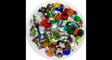 Eulenspiegel - Schmink - Face Jewels - Glitter Steentjes - Carnaval - kleur Multi