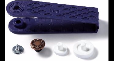 PRYM JEANSKNOPEN, LAUWRIERKRANS, 14MM, OUD KOPER, PER PAKJE (8 STUKS).
