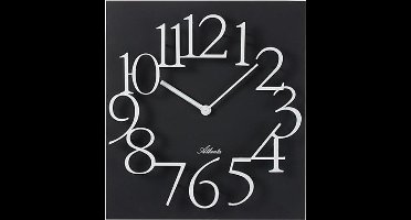 Wandklok Zwart modern design