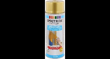 Spuitverf Goud |Spuitlak Goud|Acrylverf Goud| Spuitbus Goud | Sneldrogend | Binnen & Buiten| 400ml | Spray paint Gold