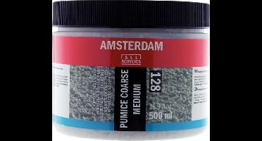 Amsterdam Puimsteen Medium Grof 128 Pot 500 ml