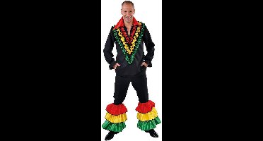 Magic Design Verkleedblouse Rio Heren Polyester Zwart Mt S