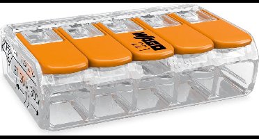 WAGO Snellasklem met hendels - 221-415 (6 stuks)