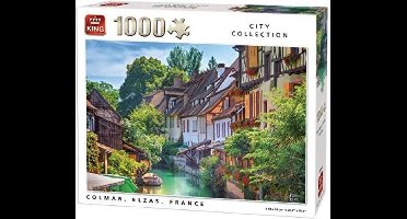 King Colmar puzzle - 1000 stukjes - INGEDEUKTE PUZZELDOOS