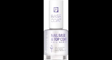 Rimmel London Nail Nurse Perfectional Nagellak 5-in-1 base and topcoat - Transparant