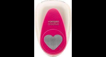 Vaessen Creative Pons - Figuurpons - Hart - 4,1 x 4,9 cm