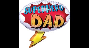Amscan - Folieballon Superhero Dad Cartoon 68 cm