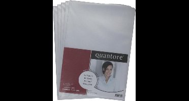 Insteekmap L-model Quantore A4 PP 0.12mm nerf 10x10 stuks