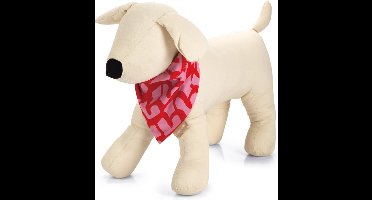 Beeztees - Honden Bandana - My Boss is Single - Hartjes - L