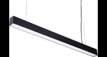 Groenovatie LED Linear Hangarmatuur Kantoorverlichting - 36W - 120cm - Zwart - Warm Wit