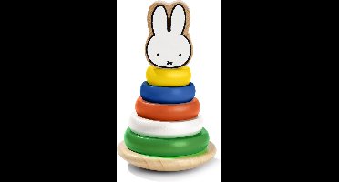 Nijntje houten speelgoed stapeltoren ringpiramide - peuter kleuter educatief speelgoed - Bambolino Toys