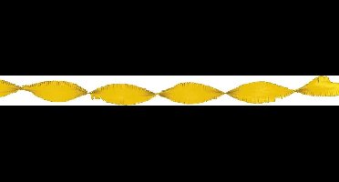 Crepe slinger geel 6 meter