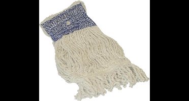 Dweilmop 450 gram gelust met band en schuurvlies