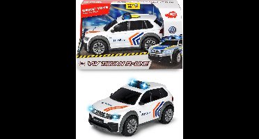 Dickie Toys Politiewagen - VW Tiguan R-Line - Belgische versie - 18 cm - Licht & Geluid - Speelgoedvoertuig