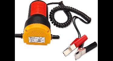 Monzana Elektrische Olie Afvoerpomp - 12V 80 Watt 5 liter min - Zwart