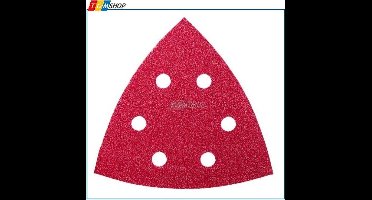 Bosch 2609256304 105 mm schuurblad voor deltaschuurmachine met 6 gaten / klittenbandbevestiging / korrel-240 (5 stuks) - hout / metaal