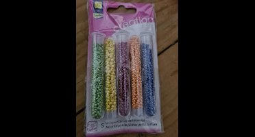 5x Glaspareltjes assortiment fel Sorbo