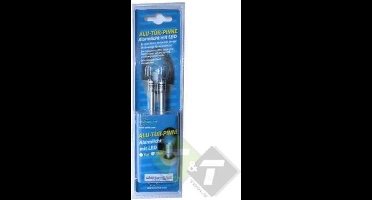 Aluminium deurpinnen VW met ledlamp blauw, voor alle deurpinnen behalve VW Gold IV, Beetle, Seat Ibiza en Cordoba