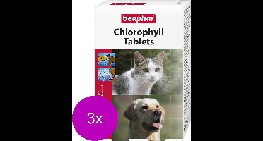 Beaphar Chlorophyl Tabletten - Gebitsverzorging - 3 x 30 tab