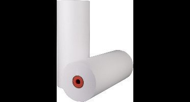 Kraftpapier op rol 70 cm x 285 meter 70 gram/m2 wit