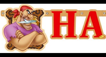 Letterslinger Piraat Disney