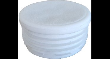 rond insteekdop - 50mm - 10 stuks - eindkap - Inslagdop - Kunststofdop - plastic dop - inslagdoppen