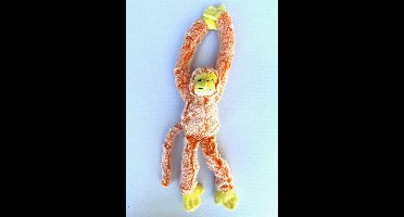 PIA Soft Toys - Hang Aap geel - 32 cm