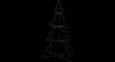 kerstboom "Foldy" -170cm -Ook geschikt voor buiten -lichtkleur: Warm Wit -met stekker -Kerstdecoratie