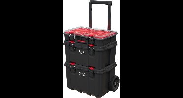 Keter Stack & Roll Gereedschapswagen - 52,5x41x69,4 cm - Zwart