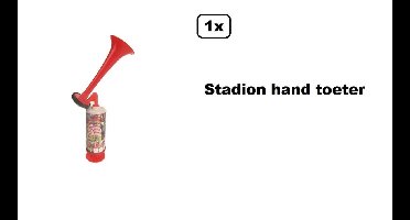 Stadion toeter 35cm - supertoeter 35cm - Luchtpomp Stadion Themafeest fun lawaaimaker carnaval optocht festival