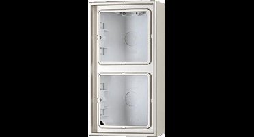 Jung Opbouwschakelaars Aluminium/goudstaal/ Chroom - ES2582A-L - E2B25