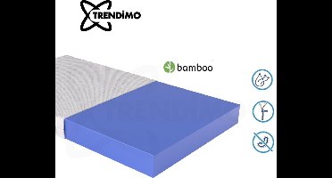 Matras 60x120 - Koudschuim HR Ventilerend - 10cm - Gemiddeld Hardheid - Anti-allergisch - Wasbare hoes - Baby Peuter Kleuter