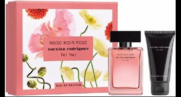 NARCISO RODRIGUEZFor Her Musc Noir Rose Eau de Parfum 50ml + Body Lotion 50ml