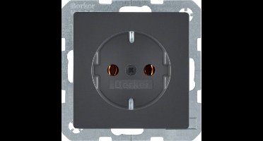 Hager Berker Q.1/Q.3 Wandcontactdoos (WCD-schakelmateriaal) - 47436086 - E346F