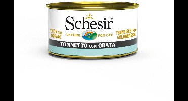 Schesir Kat Blik Ocean 85 g - Kattenvoer - Tonijn&Zeebrasem