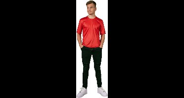 Leon Disco Shirt Neon Rood Man