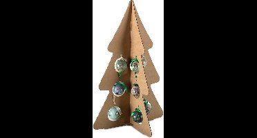 Art Revisited Kartonnen Kerstboom 77 x 43 cm ( Marius van Dokkum, Henk Helmantel, Rein Pol, Dorus Brekelmans)