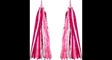 Purepeak Stuurslingers - Fiets Versiering voor Kinderfiets - 2 Stuks - 24 cm - Handvatstreamers - Stuurversiering Meisje