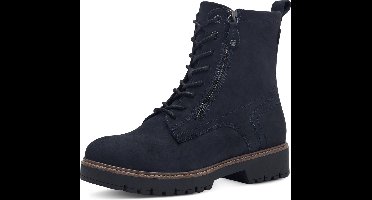 Tamaris leren dameslaarzen enkellaars marine M2520743