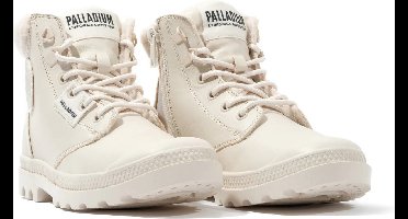 PALLADIUM Pampa Hi Snow Warm dameslaarzen enkellaars leer 94380-175-M beige